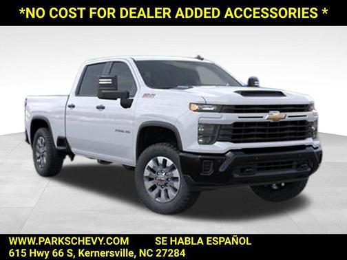 Summit White 2026 Chevrolet Silverado 2500 Custom