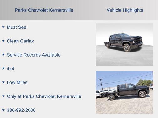 Black 2023 Chevrolet Silverado 2500 Custom