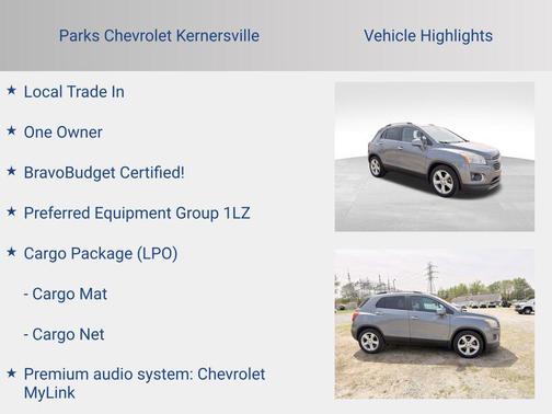 Satin Steel Metallic 2015 Chevrolet Trax LTZ
