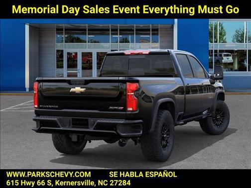 Black 2026 Chevrolet Silverado 2500 Crew Cab, Standard Bed, XR2, 4WD