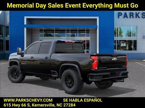 Black 2026 Chevrolet Silverado 2500 Crew Cab, Standard Bed, XR2, 4WD
