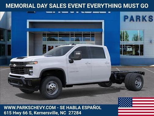 Summit White 2026 Chevrolet Silverado 3500 WT