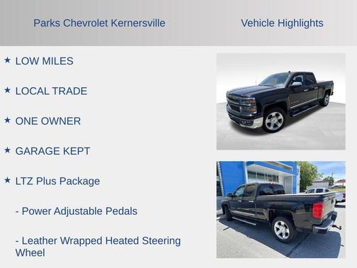 Black 2014 Chevrolet Silverado 1500 LTZ