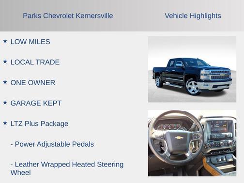 Black 2014 Chevrolet Silverado 1500 LTZ