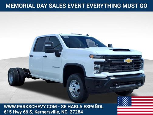 Summit White 2026 Chevrolet Silverado 3500 WT