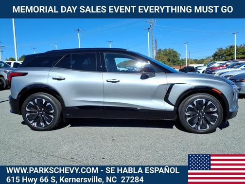 Sterling Gray Metallic 2026 Chevrolet Blazer EV AWD RS