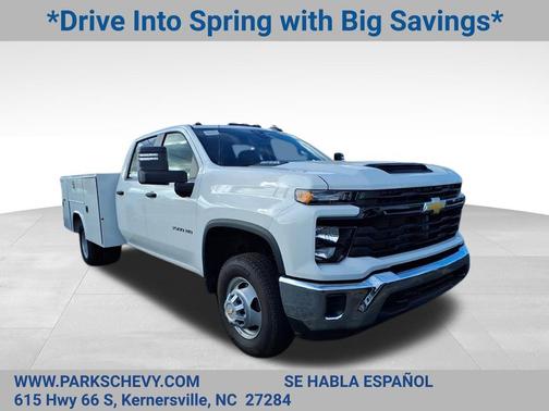 Summit White 2025 Chevrolet Silverado 3500 WT