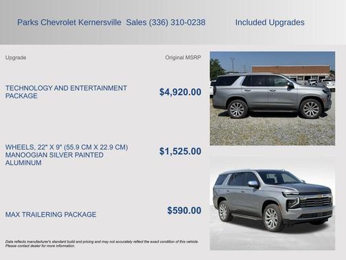 Sterling Gray Metallic 2026 Chevrolet Tahoe Premier