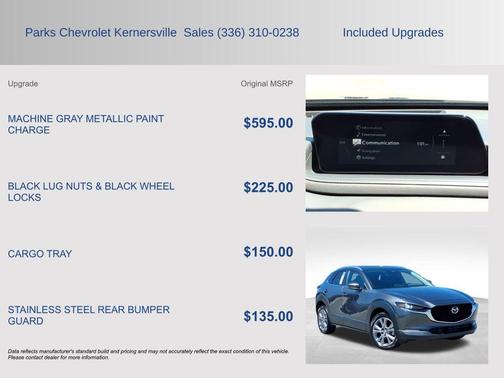 Machine Gray Metallic 2024 Mazda CX-30 2.5 S Preferred Package