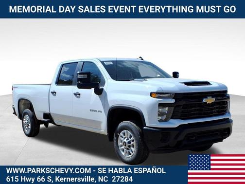 Summit White 2026 Chevrolet Silverado 2500 WT