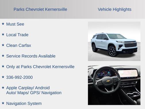 2026 Chevrolet Traverse High Country