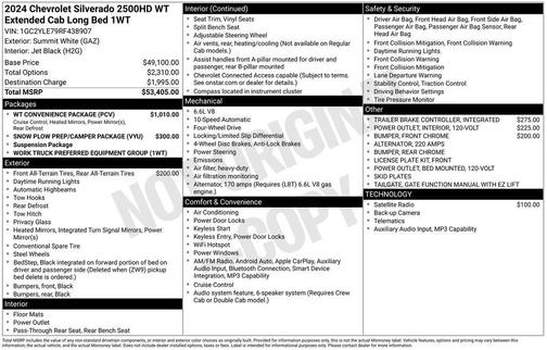 2024 Chevrolet Silverado 2500 WT