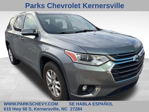 Satin Steel Metallic 2019 Chevrolet Traverse LT Cloth