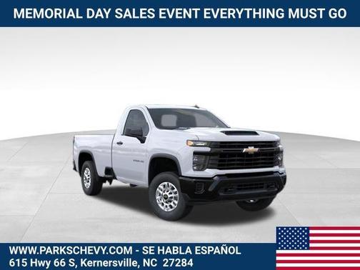 Summit White 2026 Chevrolet Silverado 2500 WT