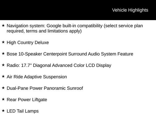 Sterling Gray Metallic 2026 Chevrolet Tahoe 4WD High Country