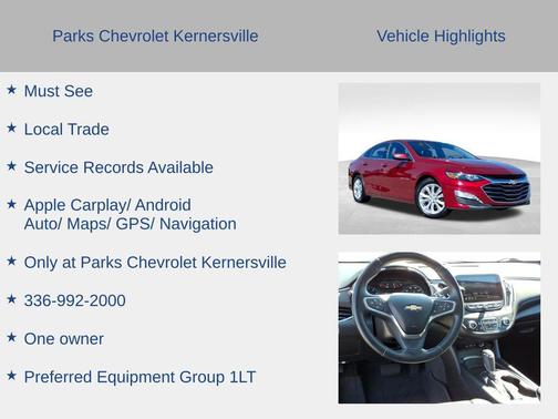 Cajun Red Tintcoat 2020 Chevrolet Malibu FWD LT