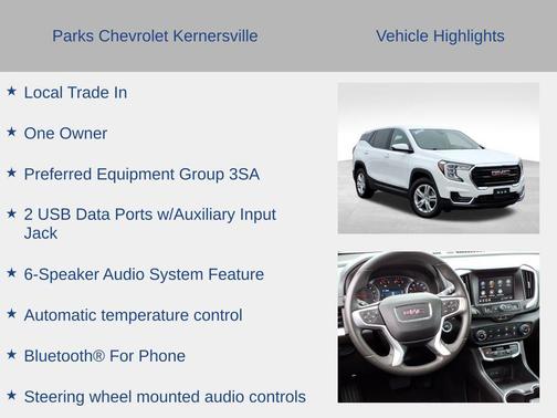 Summit White 2024 GMC Terrain SLE
