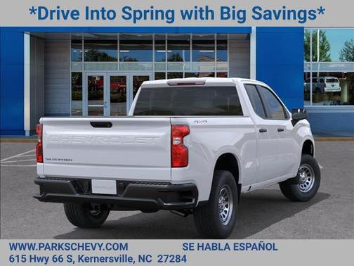 Summit White 2026 Chevrolet Silverado 1500 WT