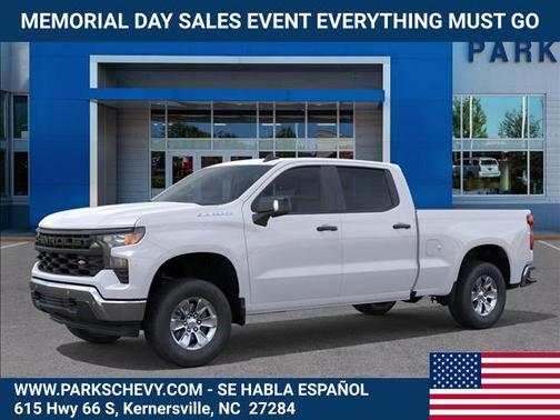 Summit White 2026 Chevrolet Silverado 1500 WT