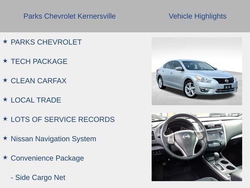 Brilliant Silver 2015 Nissan Altima 2.5 SV