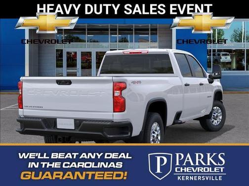 Summit White 2026 Chevrolet Silverado 2500 Crew Cab, Long Bed, WT, 4WD