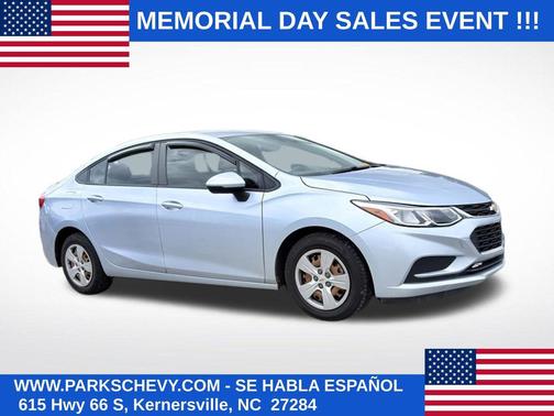 Arctic Blue Metallic 2018 Chevrolet Cruze LS