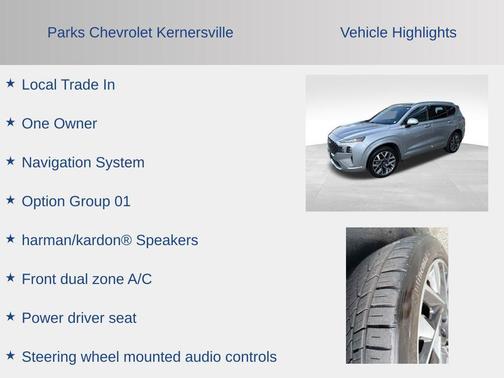 Shimmering Silver 2023 Hyundai SANTA FE Calligraphy