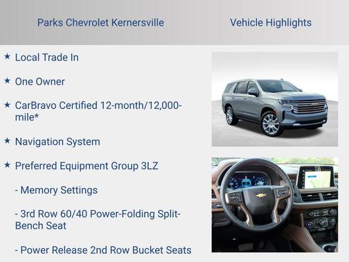 Sterling Gray Metallic 2024 Chevrolet Tahoe 4WD High Country