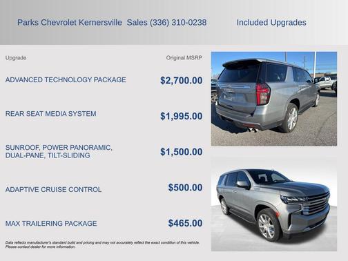 2023 Chevrolet Tahoe 4WD High Country