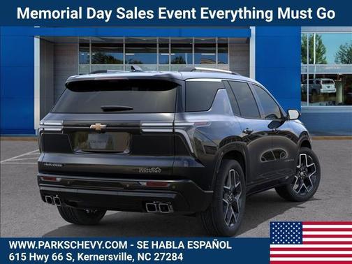 Mosaic Black Metallic 2026 Chevrolet Traverse High Country