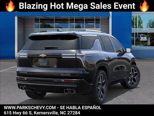 Mosaic Black Metallic 2026 Chevrolet Traverse High Country
