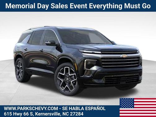 Mosaic Black Metallic 2026 Chevrolet Traverse High Country