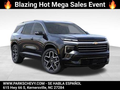 Mosaic Black Metallic 2026 Chevrolet Traverse High Country