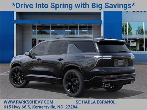 Mosaic Black Metallic 2026 Chevrolet Traverse RS