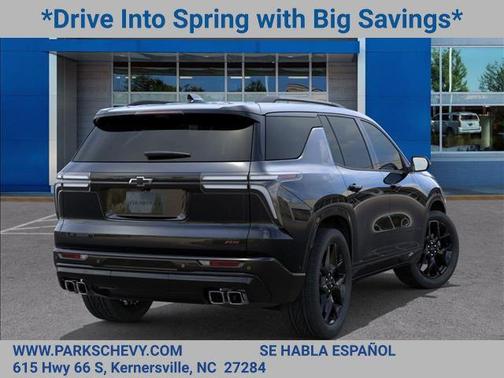 Mosaic Black Metallic 2026 Chevrolet Traverse RS