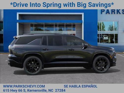 Mosaic Black Metallic 2026 Chevrolet Traverse RS