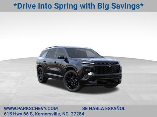 Mosaic Black Metallic 2026 Chevrolet Traverse RS