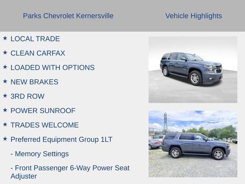 Shadow Gray Metallic 2020 Chevrolet Tahoe LT