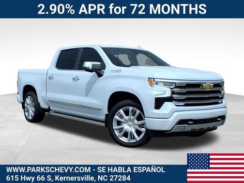 Polar White Tricoat 2026 Chevrolet Silverado 1500 High Country