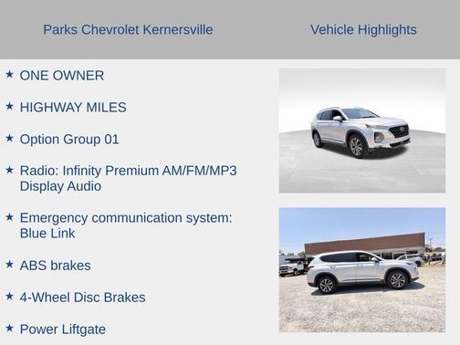 Symphony Silver 2019 Hyundai SANTA FE SEL Plus 2.4
