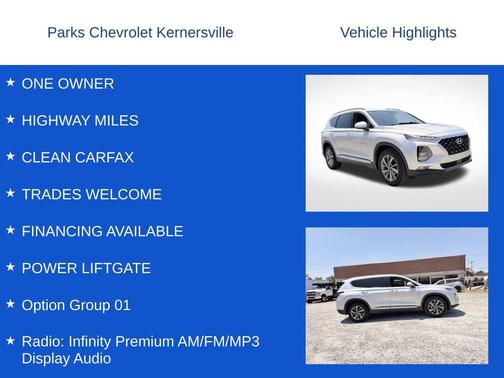 Symphony Silver 2019 Hyundai SANTA FE SEL Plus 2.4