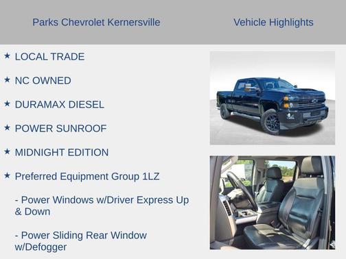 Black 2018 Chevrolet Silverado 2500 LTZ