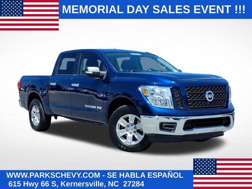 Deep Blue Pearl Metallic 2019 Nissan Titan SV