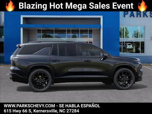 Mosaic Black Metallic 2026 Chevrolet Traverse RS