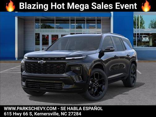 Mosaic Black Metallic 2026 Chevrolet Traverse RS