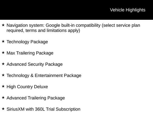2026 Chevrolet Tahoe 4WD High Country