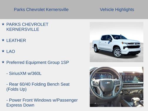 Summit White 2023 Chevrolet Silverado 1500 RST