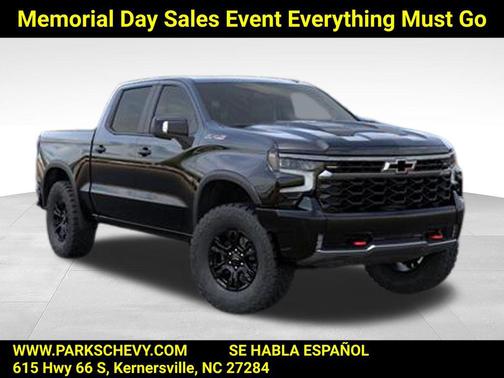 Black 2026 Chevrolet Silverado 1500 ZR2