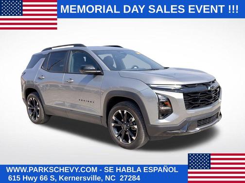 Sterling Gray Metallic 2025 Chevrolet Equinox AWD RS