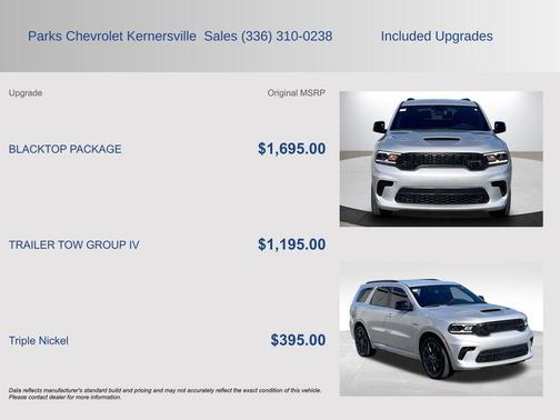 Triple Nickel 2024 Dodge Durango R/T AWD